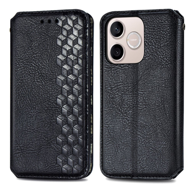 Flip Cover Honor 600 Lite Efecto Gamuza Losanges