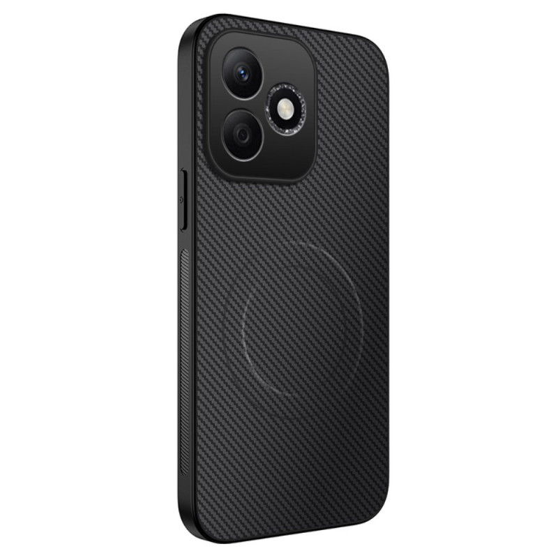 Honor 600 Lite Funda Magnética Textura Carbono