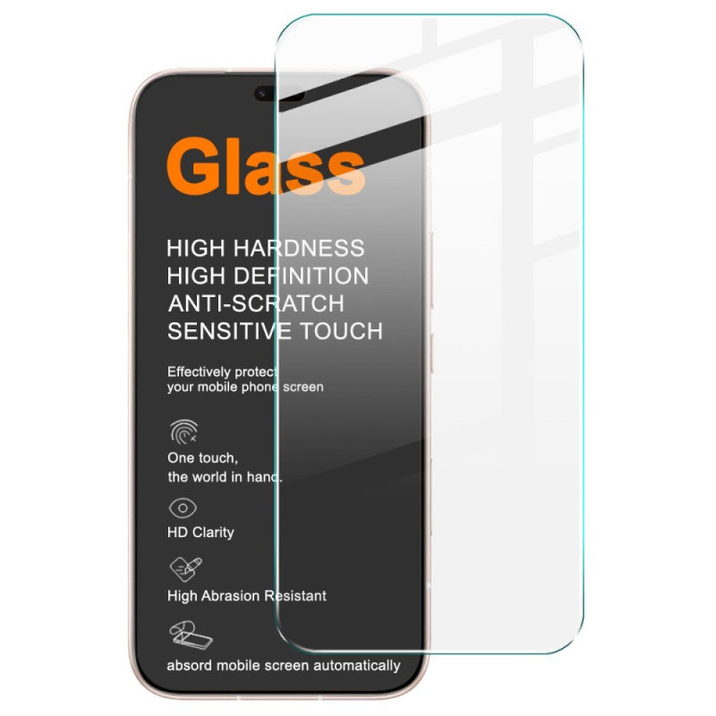 Protección de cristal templado para la pantalla del Honor 600 Lite (compatible con lector de huellas dactilares)