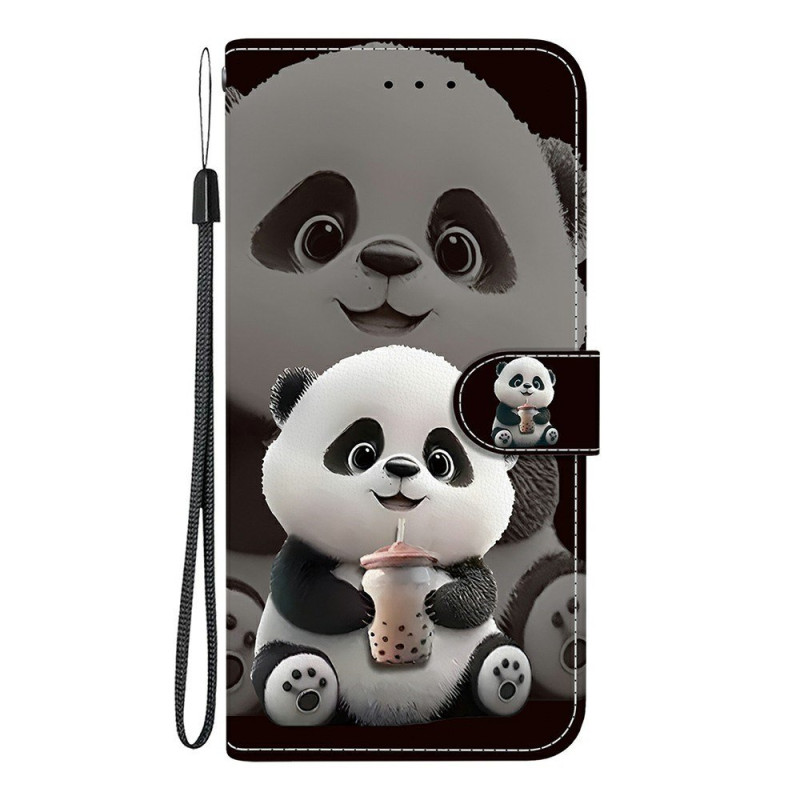 Funda Oppo A6 5G / A6X 5G / 4G Panda y Biberón