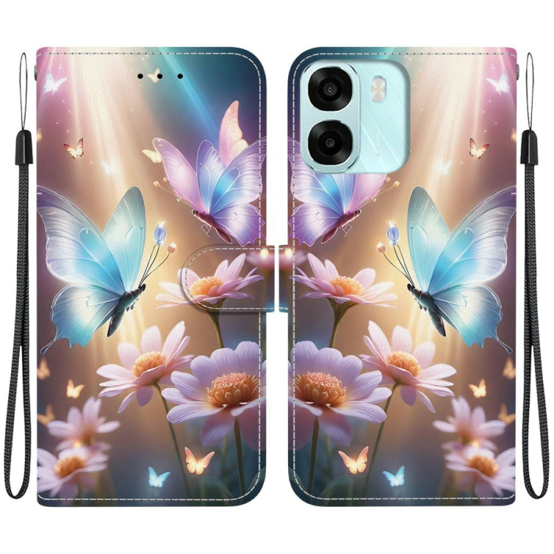 Funda Oppo A6 5G / A6X 5G / 4G Mariposas Florales