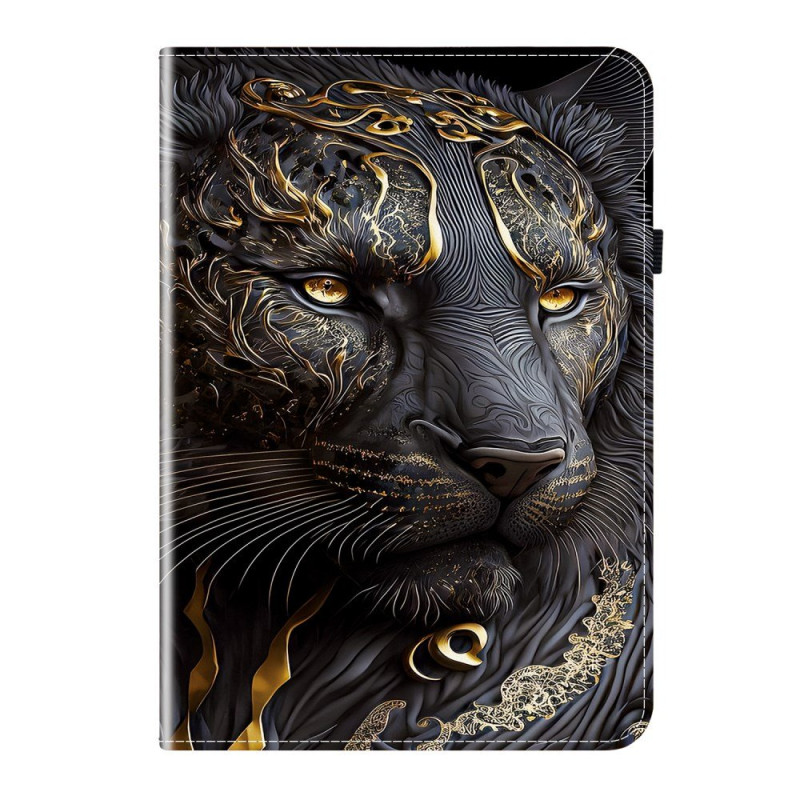 Xiaomi Redmi Pad 2 Lion Funda Negra y Dorada