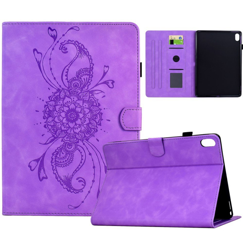 Funda Xiaomi Redmi Pad 2 Efecto Gamuza Patrón Mandala