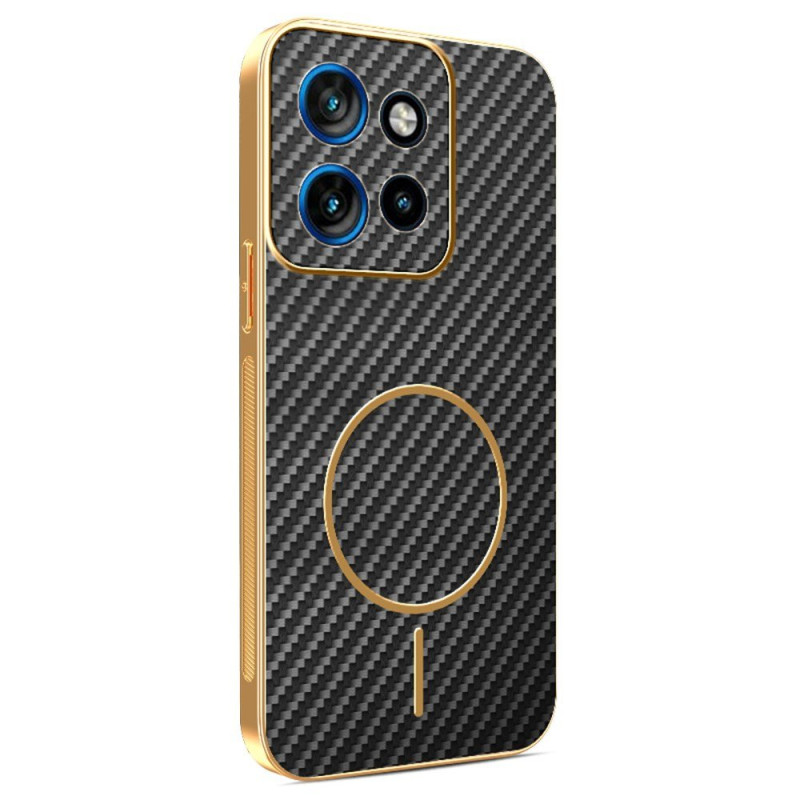 Funda Motorola Edge 60 Neo / 50 Neo Textura Fibra Carbono
