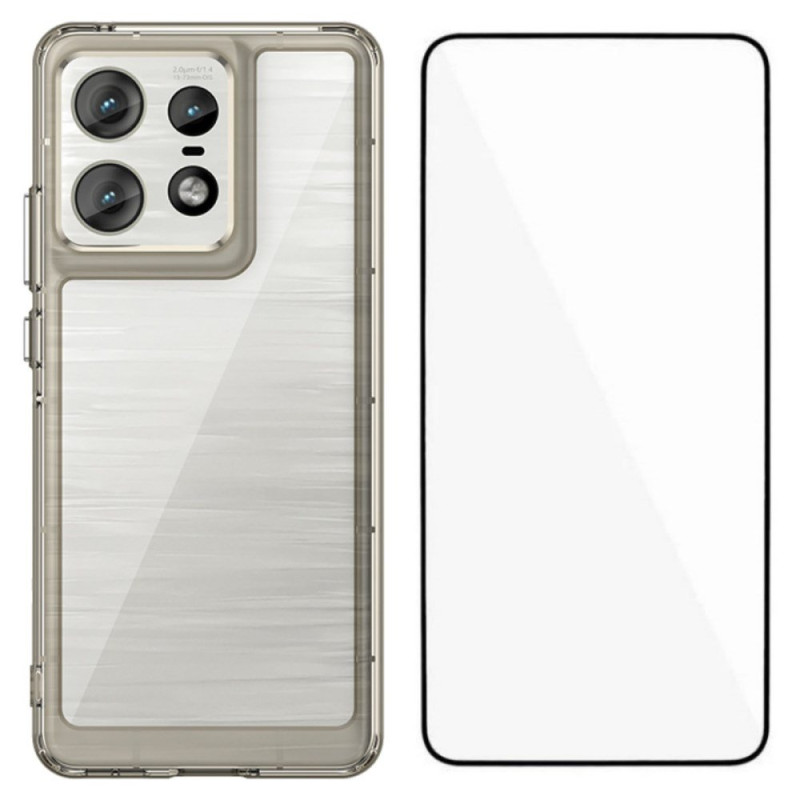 Funda híbrida Motorola Edge 60 Neo / 50 Neo con protector de pantalla