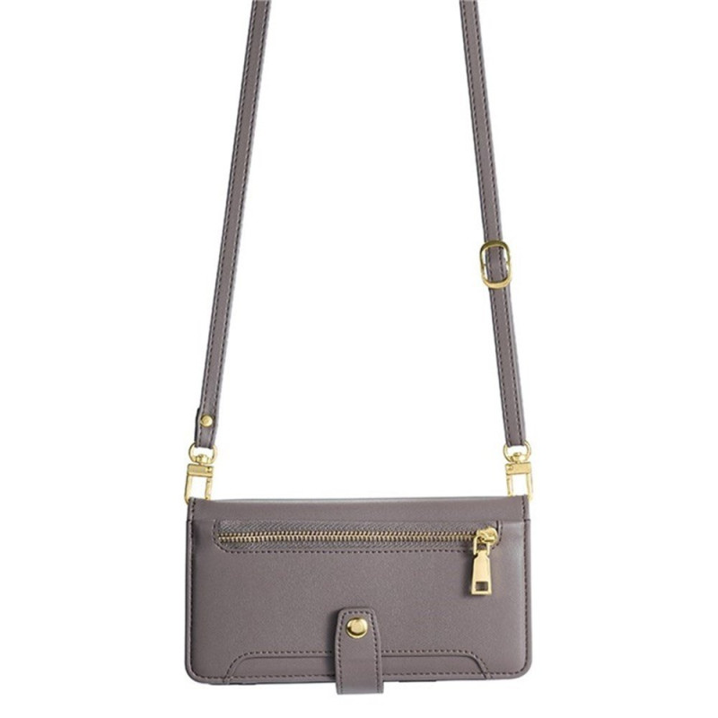 Funda Motorola Edge 70 Bolsillo con cremallera y 2 correas