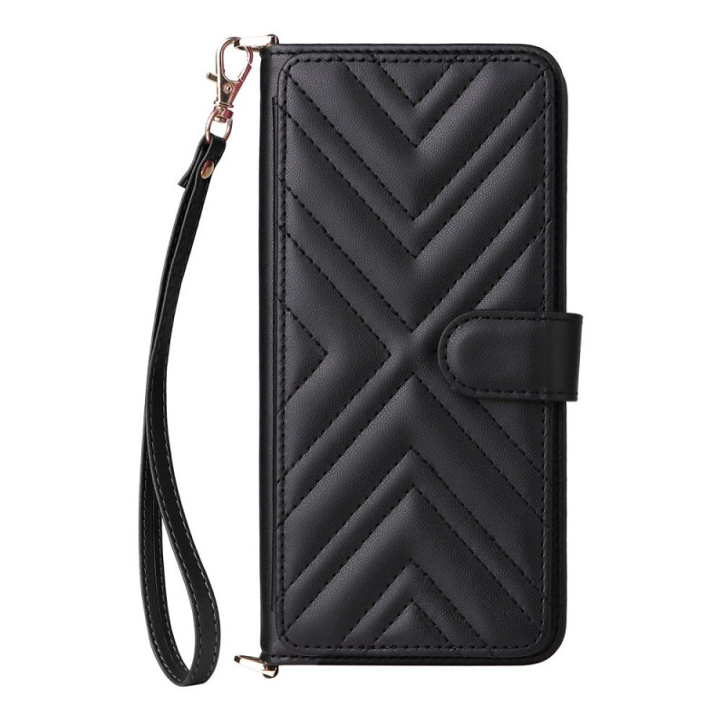 Funda acolchada Motorola Edge 70 Fusion con colgante para el hombro y cordón de seguridad