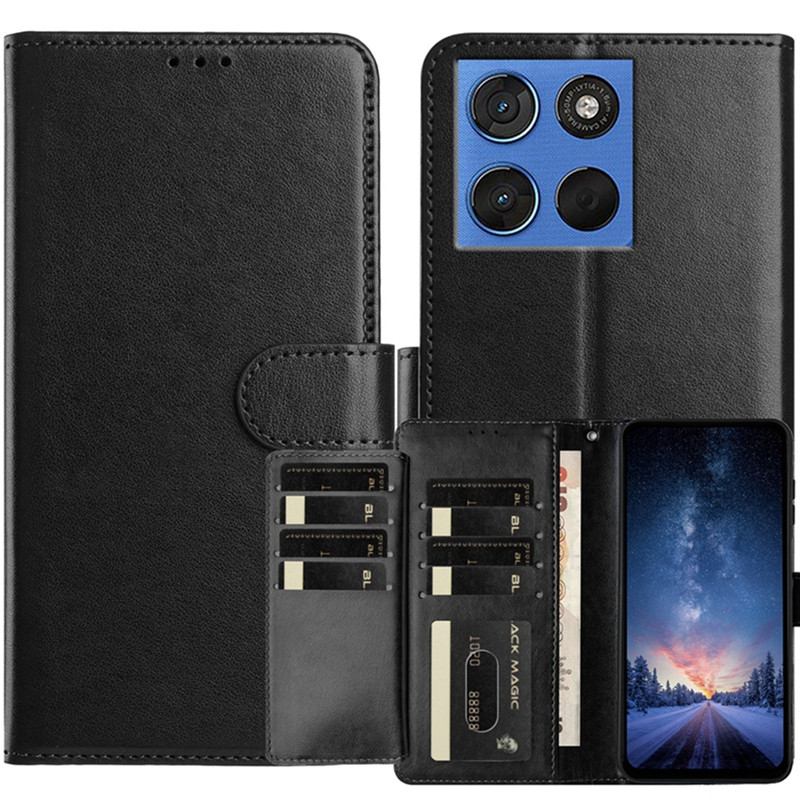 Moto G77 / G67 Funda Múltiples Soportes para Tarjetas