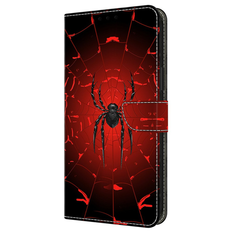 Moto G77 / G67 Negro Spider Caso