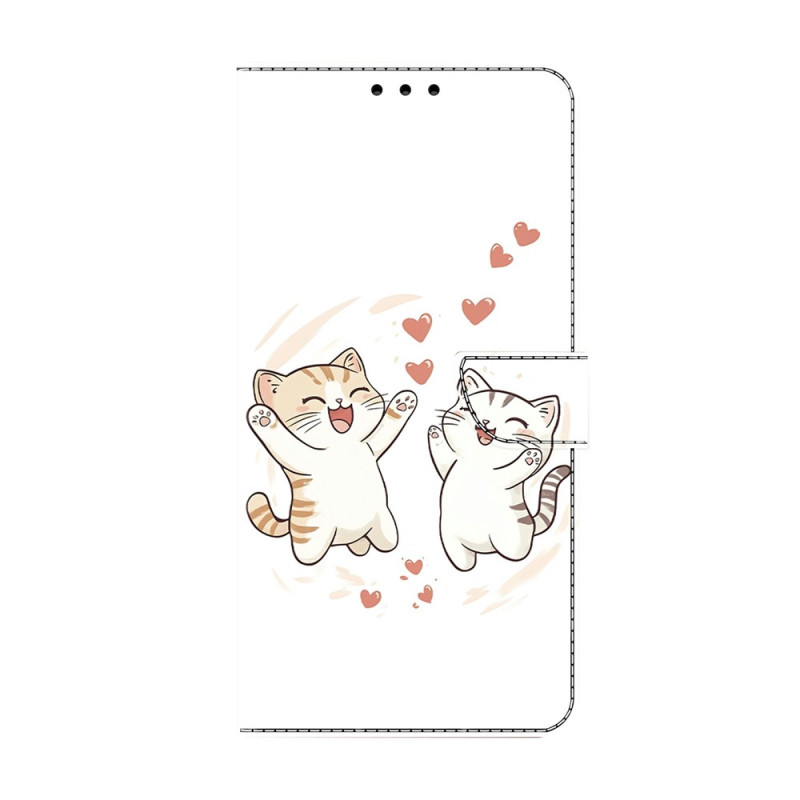 Funda Moto G77 / G67 Love Cats