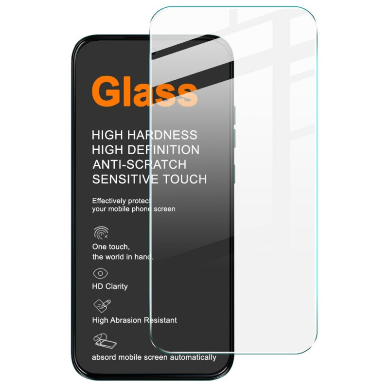 Protector de pantalla de cristal templado para Moto G77 / G67 (desbloqueo de huellas dactilares)