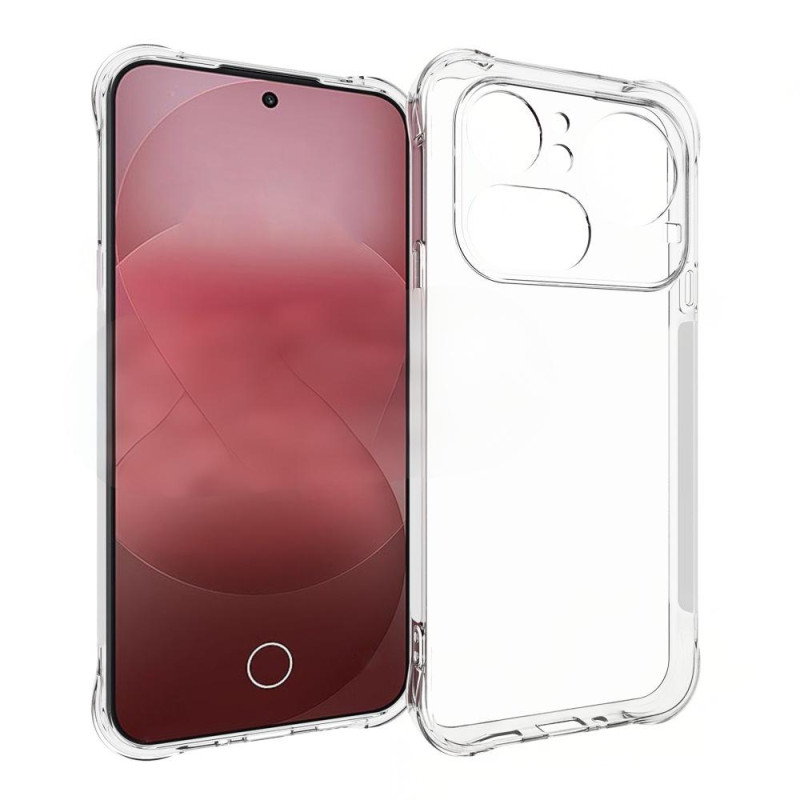 Funda reforzada transparente con protector de pantalla para Nothing Phone (4a)