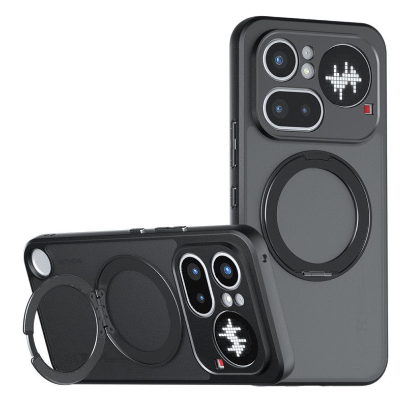 Funda esmerilada Nothing Phone (4a) Pro con anillo de soporte