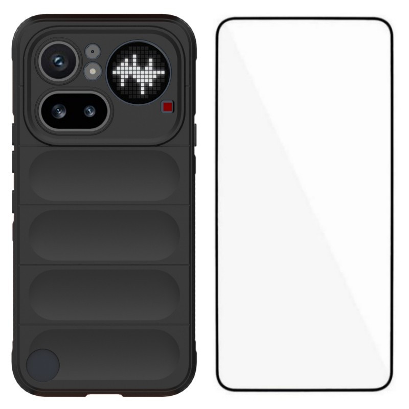 Funda antideslizante con protector de pantalla para Nothing Phone (4a) Pro