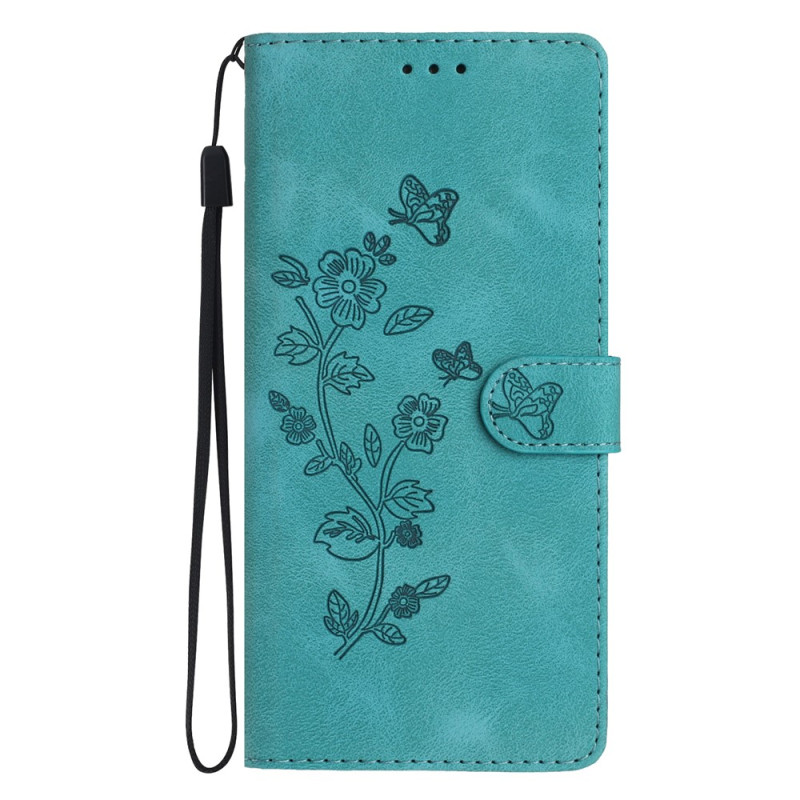 Funda Honor 600 Efecto Gamuza Floral