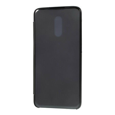 Vista de la funda del OnePlus 7 Efecto Espejo y Cuero