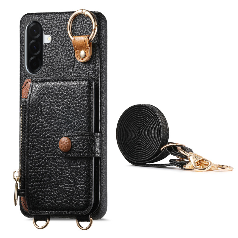 Samsung Galaxy A27 5G Funda de cartera y espejo