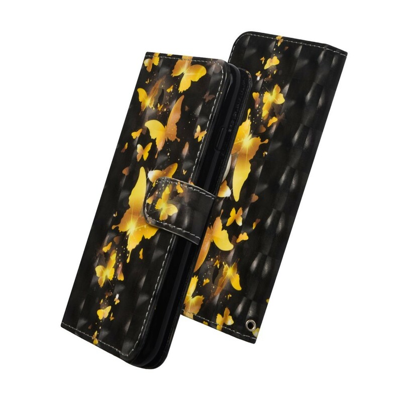 Funda Xiaomi Redmi Note 7 Mariposas Amarillas