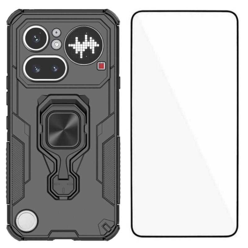 Nothing Phone Funda (4a) Pro Ring Resistante Protección de Pantalla