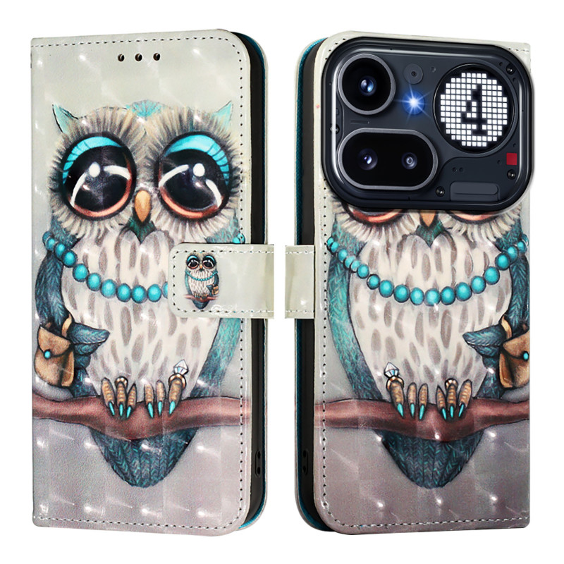 Nothing Phone (4a) Pro Funda Miss Hibou