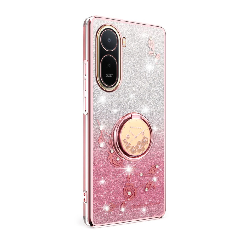 Xiaomi Redmi A7 Pro Funda Flor y Strass con Soporte