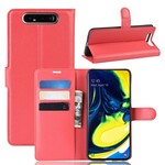 Funda de polipiel retro para Samsung Galaxy A80
