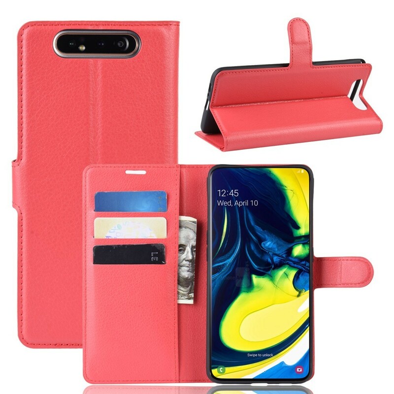Funda de polipiel retro para Samsung Galaxy A80