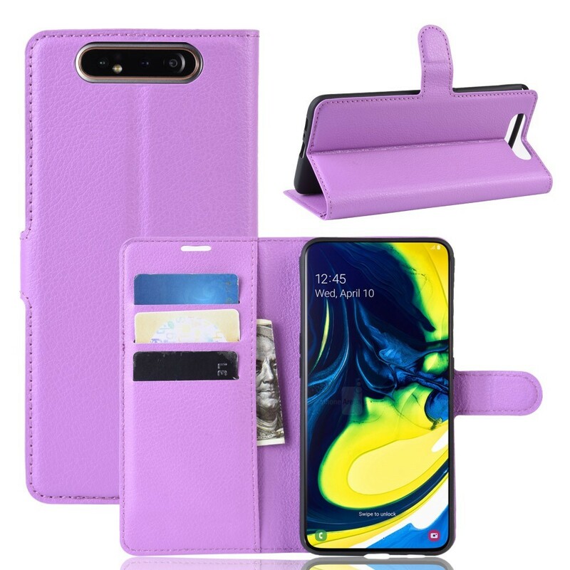 Funda de polipiel retro para Samsung Galaxy A80