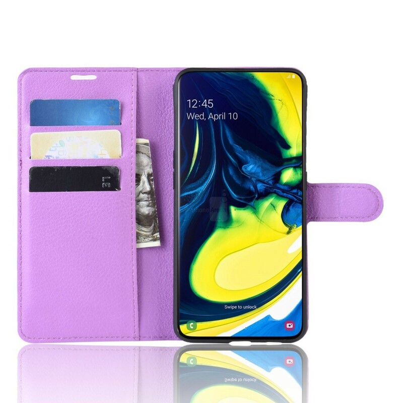 Funda de polipiel retro para Samsung Galaxy A80