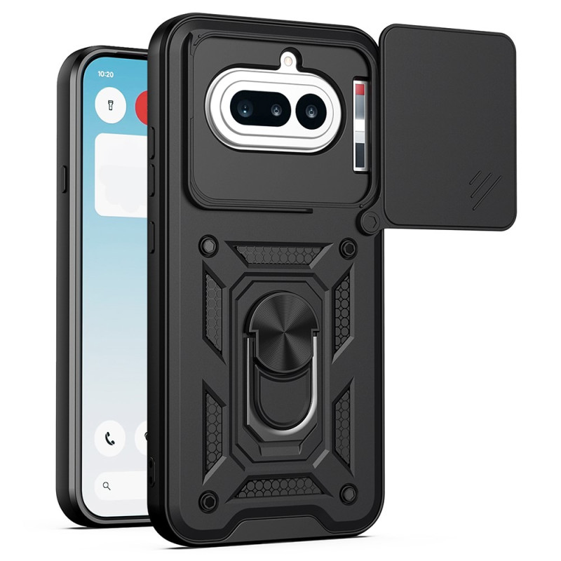 Funda para teléfono Nothing (4a) Anillo de soporte y protección de cámara