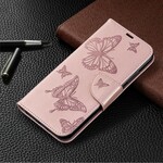 Funda con colgante impresa de mariposa para el Xiaomi Redmi Note 7