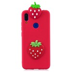 Xiaomi Redmi Note 7 3D Strawberry Funda