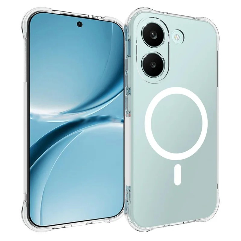 Xiaomi Poco X8 Pro 5G Funda Magnética Transparente con Protector de Pantalla