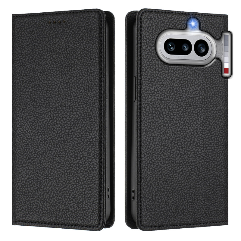 Flip Cover Teléfono Nada (4a) Polipiel Litchi
