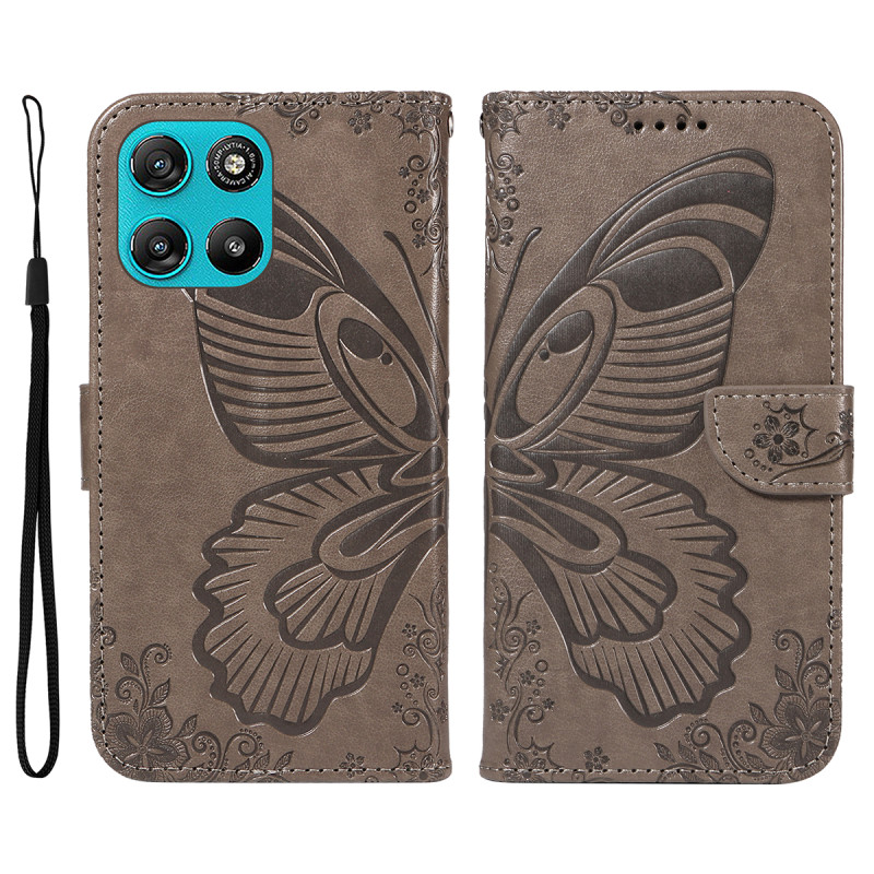 Moto G67 Power / G57 Power Funda Mariposa Gráfica