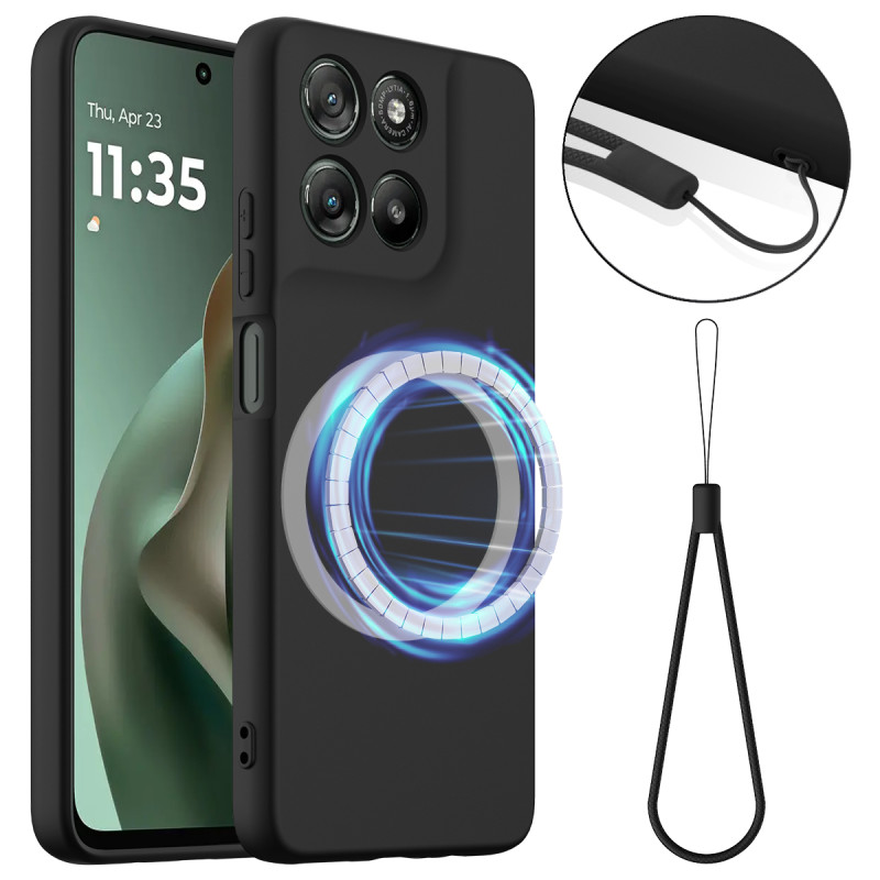 Funda magnética con cordón Moto G67 Power / G57 Power