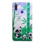 Funda Xiaomi Redmi Note 7 Mummy, Octavian y Anne the Pandas