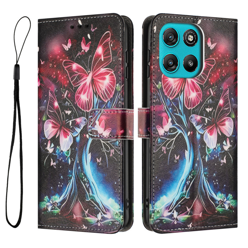 Funda para Moto G67 Power / G57 Power Butterfly Tree