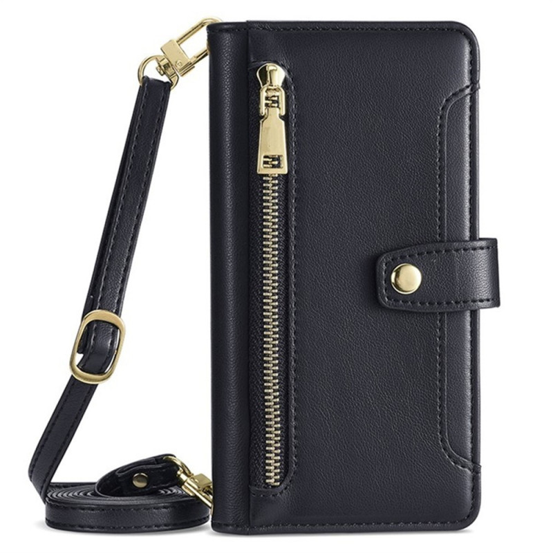 Moto G67 Power Funda Cartera con colgante y bandolera