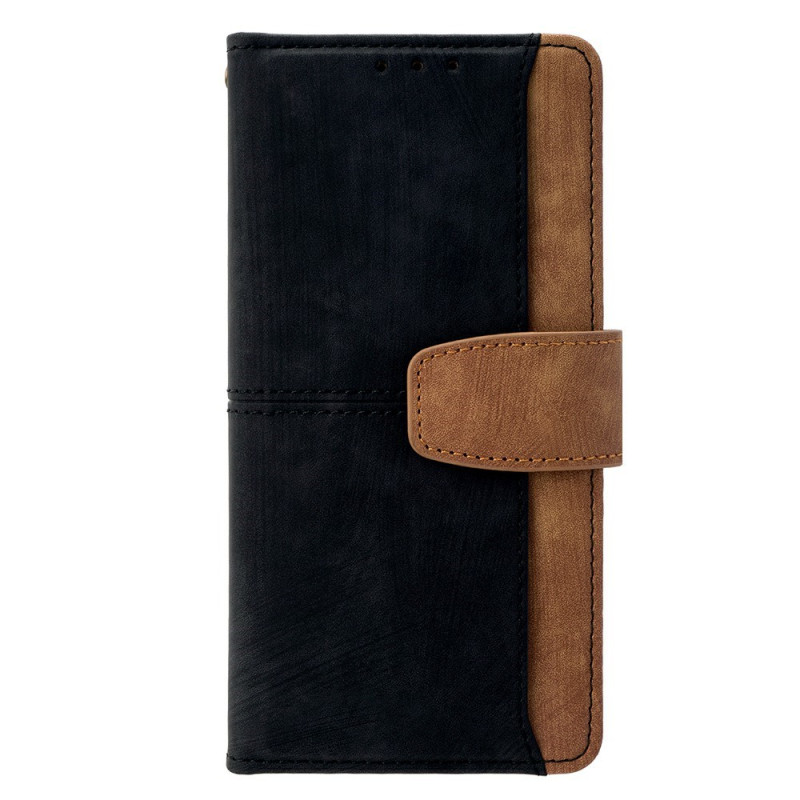 Funda bicolor Moto G67 Power (bloqueo RFID)