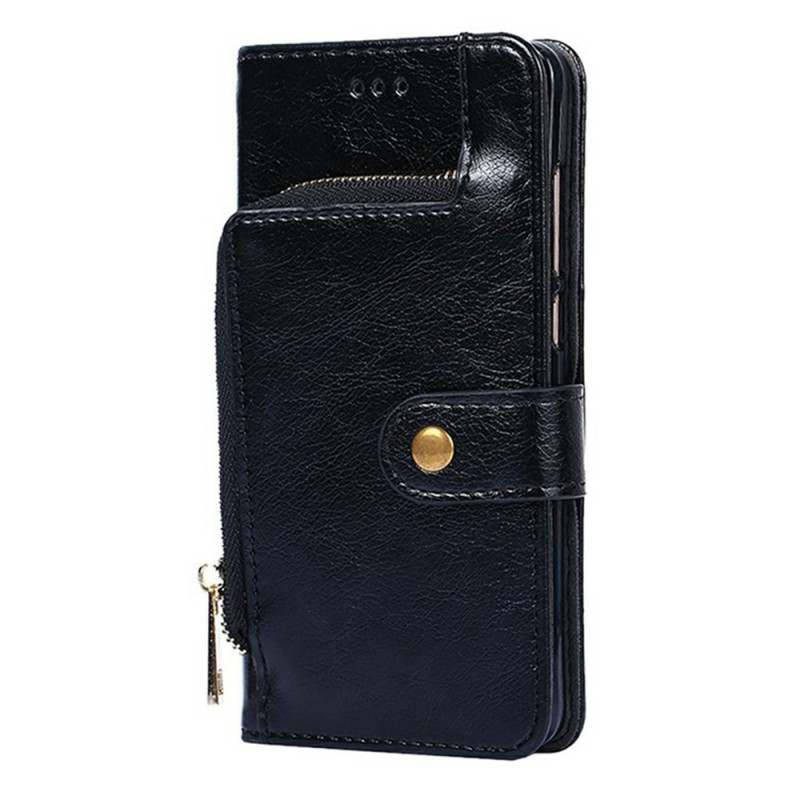 Moto G67 Power Funda Cartera Efecto Encerado