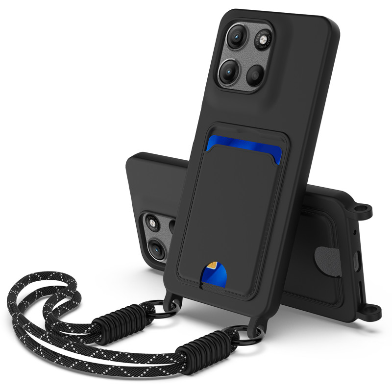 Moto G67 Power / G57 Power Lanyard Estuche Tarjeta