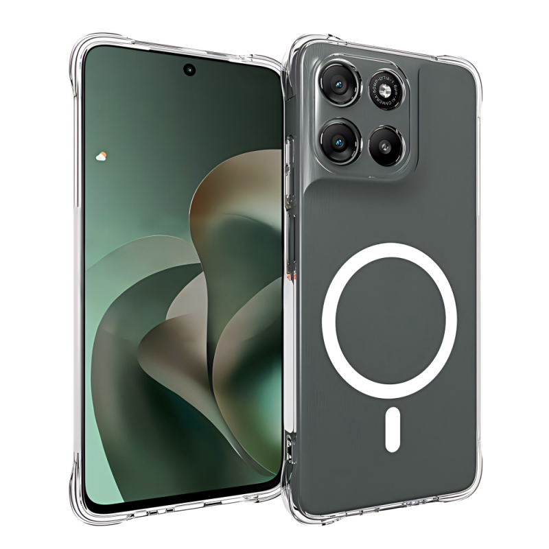 Moto G67 Power Funda Magnética Transparente