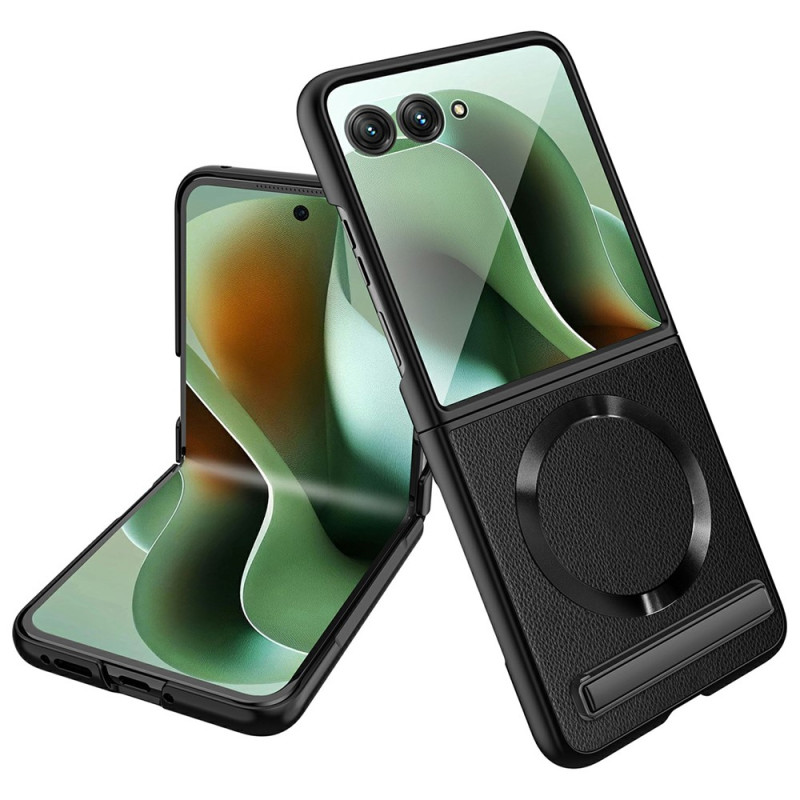 Funda Motorola Razr 70 Ultra / 60 Ultra Efecto Cuero con Soporte