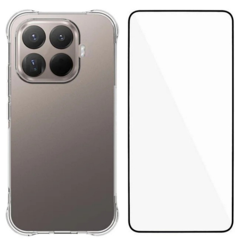 Xiaomi 17T Funda Transparente Reforzada con Protector de Pantalla