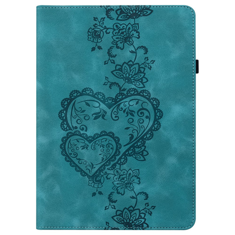 Funda iPad Air 13 (2026) (2025) (2024) Corazones con elástico