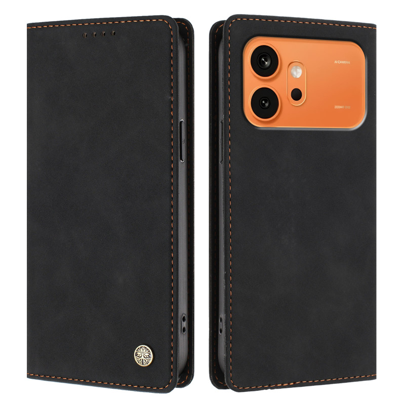 Flip Cover Honor 600 / 600 Pro Diseño Vintage (Protección RFID)