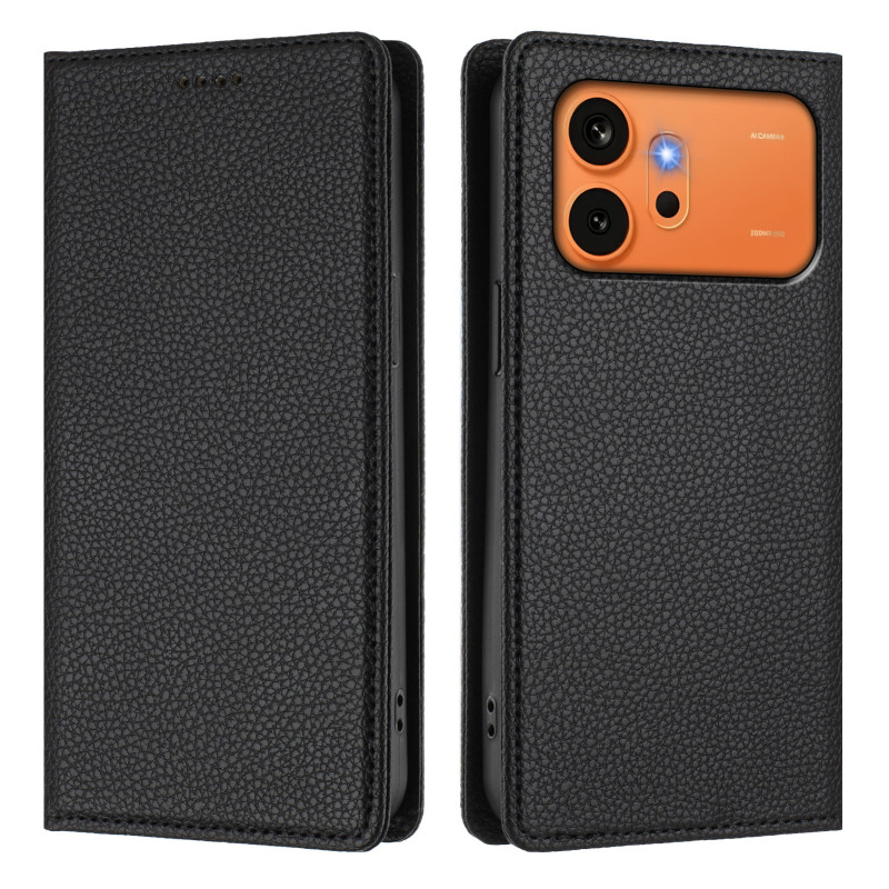 Flip Cover Honor 600 / 600 Pro Litchi (protección RFID)