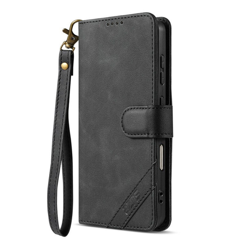 Honor 600 Funda efecto piel AZNS (bloqueo RFID)