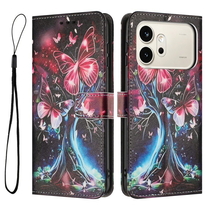 Housse Honor 600 / 600 Pro Arbre aux Papillons